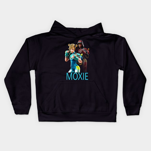 Moxie Knack Kids Hoodie by ritadesign